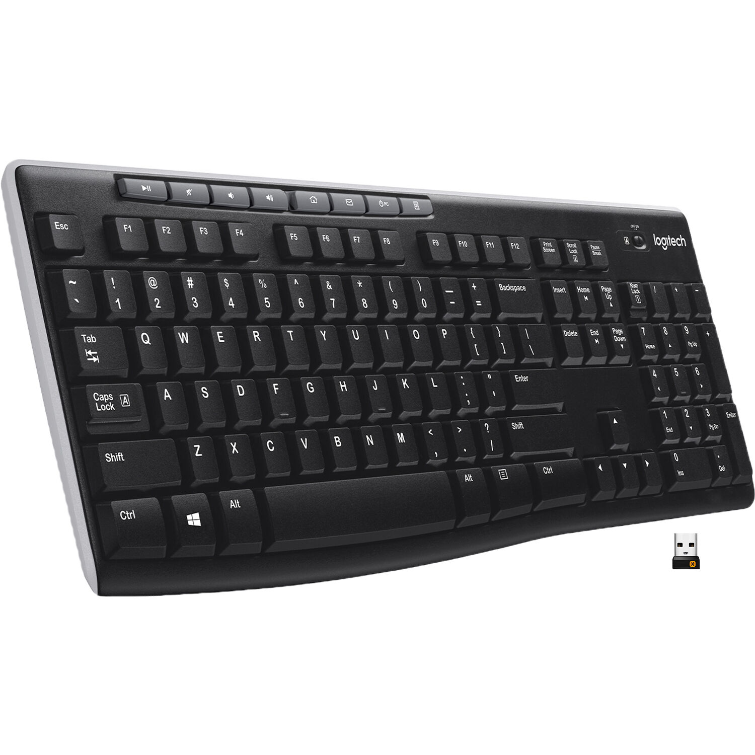 Photo 1 of Logitech K270 Wireless USB Keyboard