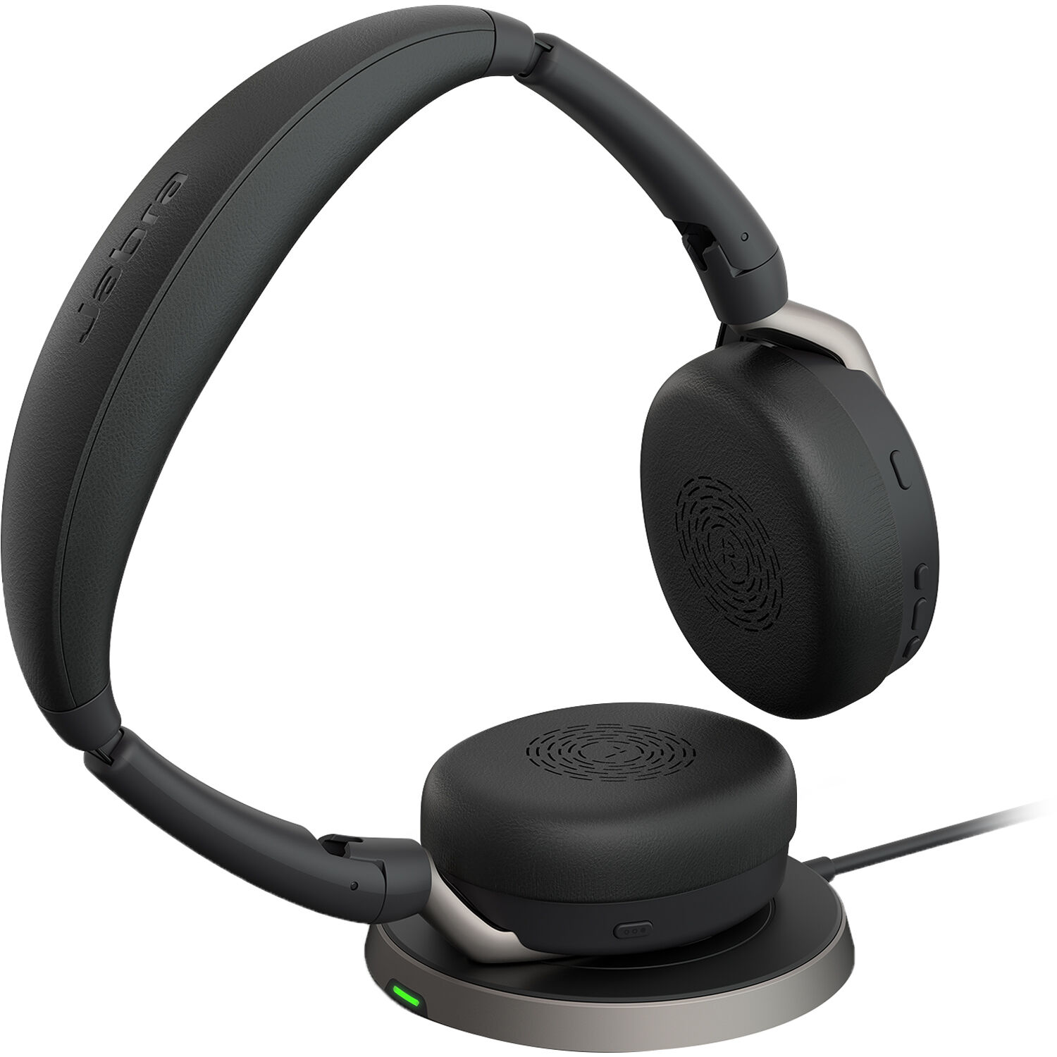 Photo 1 of Jabra Evolve2 65 Flex Link MS Stereo Wireless Headset with Wireless Charger