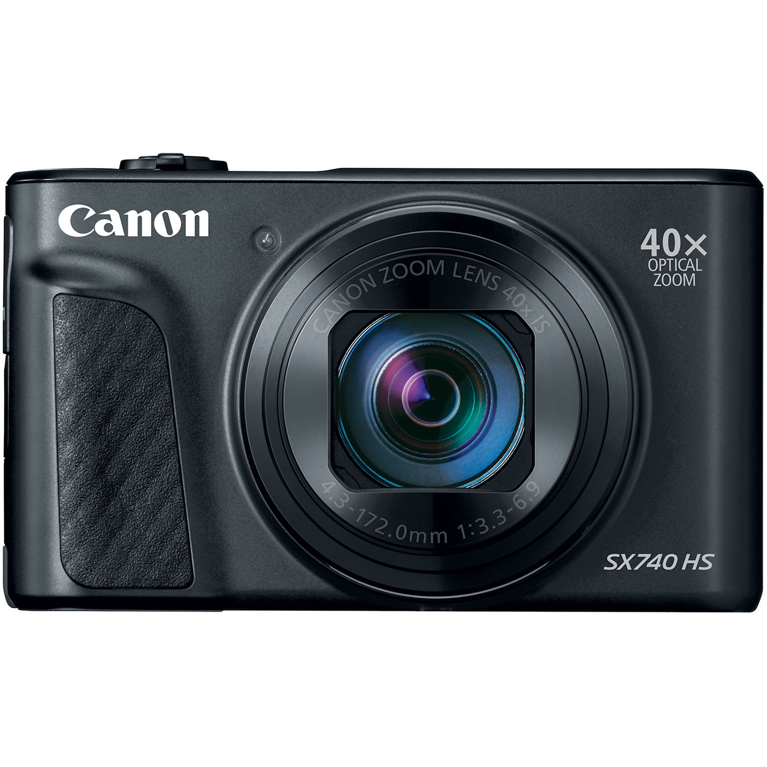 Canon - PowerShot SX740 HS Compact & Point-and-Shoot - Black