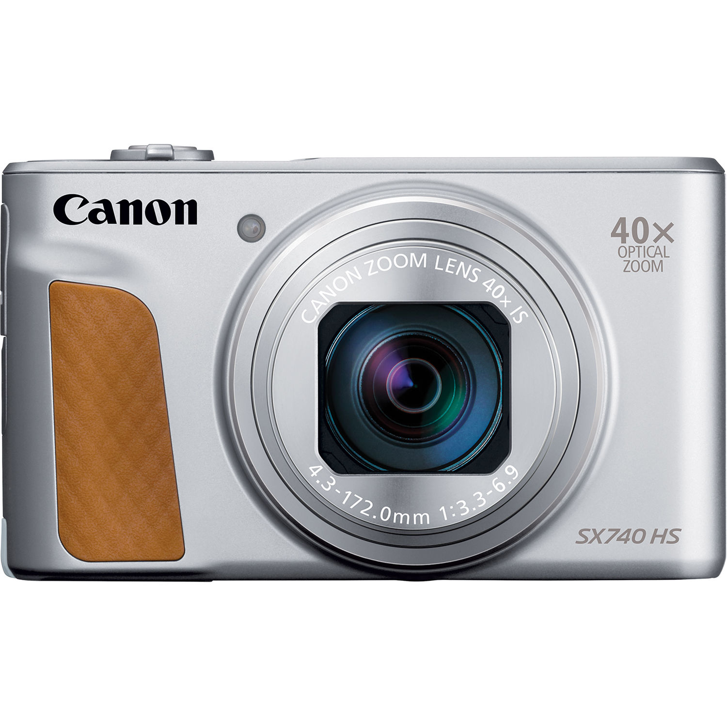 Canon - PowerShot SX740 HS Compact & Point-and-Shoot - Silver