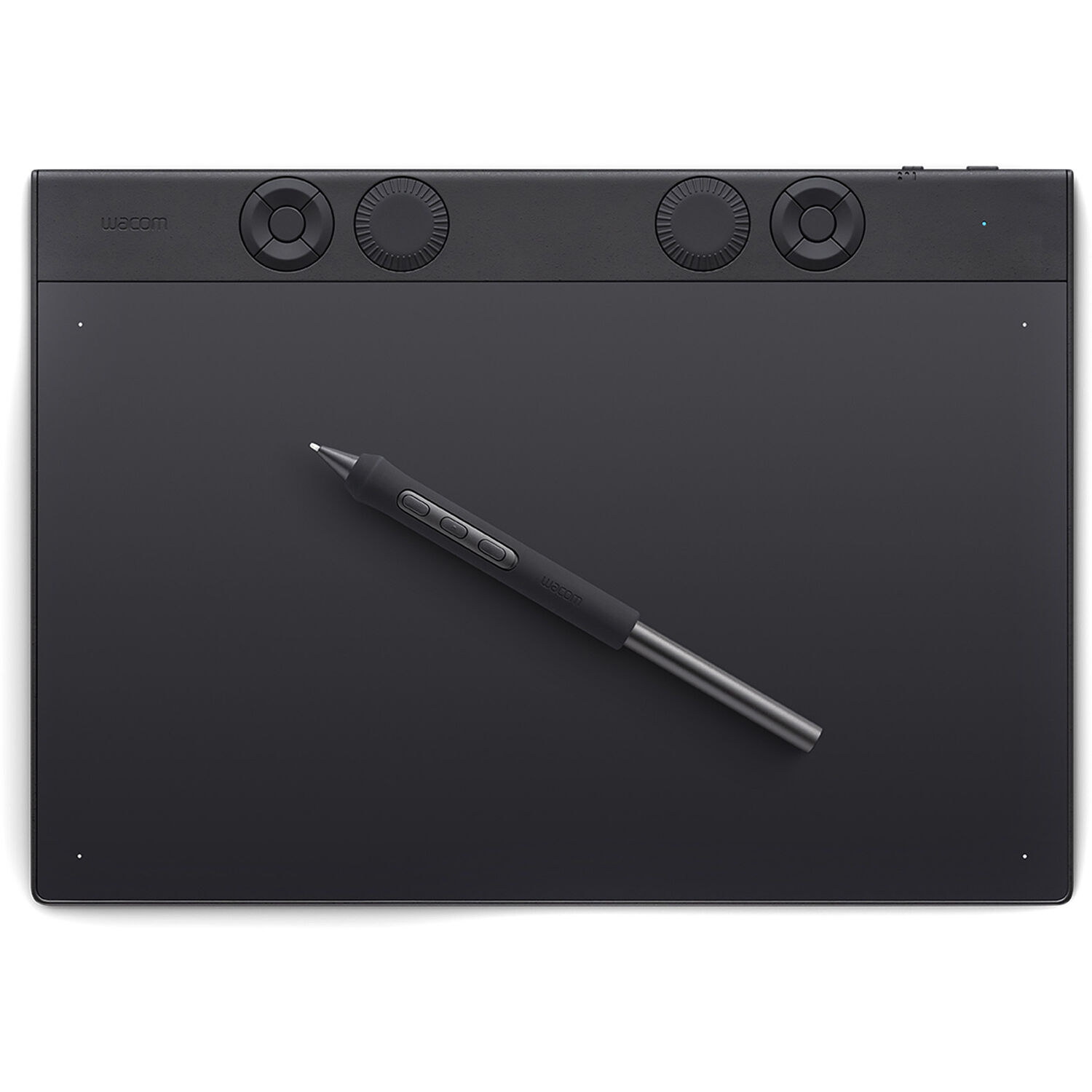 Wacom - Intuos Pro Medium (Pro Pen 3) Bluetooth, USB Drawing Tablets - Black