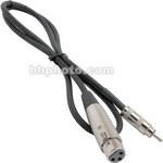 Hosa Technology XLR Female to RCA (Metal) Male Audio Interconnect Cable - 3'