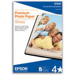 Epson Premium Glossy Photo Paper 4x6" Borderless - 40 Sheets