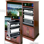 Middle Atlantic ASR60HD 60" Slide/Rotating 9-Shelf Sys