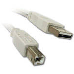 C2G USB 2.0 Type-A Male to Type-B Male Cable (9.8', White)