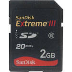 SanDisk 2GB Extreme III Secure Digital (SD) Card