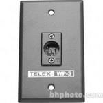 Telex WP-3 - 2-Channel Wall Plate with 6-Pin XLR Male Connector