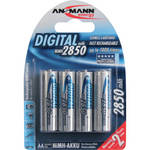 Ansmann AA Rechargeable NiMH Batteries (2850mAh, 4-Pack)