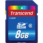 Transcend 8GB SDHC Memory Card Class 6