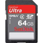 SANDISK 64GB SDXC Memory Card Ultra Class 4
