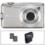 Casio Exilim EX-S12 Digital Camera Accessory Kit Includes SDM-190 Charger SDCANP60 Battery