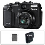 Canon PowerShot G12 Digital Camera with Basic Accessory Kit B&H