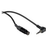Remote Audio Unbalanced Line Level Stereo TA3-F to Stereo 3.5mm Tape Output Cable (12")