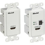 MuxLab 500401-WP-US HDMI Econo Plus Wall Plate Extender Kit (US)