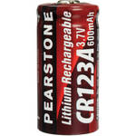 Pearstone CR-123A Rechargeable Lithium Battery (3.7V)