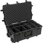 Pelican 1654 Waterproof 1650 Case with Black Dividers (Black)