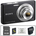 Sony Cyber-Shot DSC-W610 Digital Camera (Black) w/ Deluxe