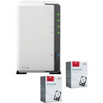 Synology DiskStation 8TB (7200rpm) DS212j 2-Bay NAS Server (2x