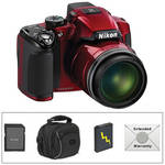 Nikon COOLPIX P510 レッド Amazon.com : Nikon COOLPIX P510 16.1 MP CMOS Digital Camera
