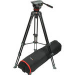 Manfrotto MVH502A Fluid Head and MVT502AM Tripod System With Carrying Bag