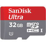 SanDisk 32GB microSDHC Memory Card Ultra Class 10 UHS-I with SD Adapter