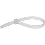 Pearstone 8" Reusable Plastic Cable Ties - Clear (100-Pack)