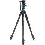 Benro A1573FS2 S2 Video Head and AL Flip Lock Legs Kit