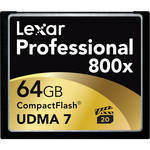 Lexar 64GB CompactFlash Memory Card Professional 800x UDMA 7