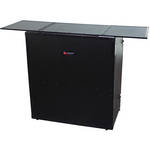 ProX XS-ZTABLE JR Z-Table Jr - Mesa plegable para DJ, estación de trabajo  móvil, estilo estuche de vuelo con asas y ruedas