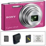 SONY　Cyber-shot　DSC-W730 ピンク Amazon.com : Sony DSC-W730/P 16.1 MP Digital Camera with 2.7