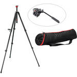 Manfrotto 701HDV Head w/755XB Tripod & Bag