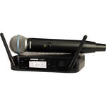 Shure GLXD24/B58A Digital Wireless Handheld Microphone System with Beta 58A Capsule (2.4 GHz)