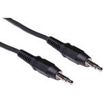 Pearstone Stereo Mini Male to Stereo Mini Male Cable (Black, 50')
