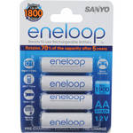 Sanyo Eneloop Rechargeable AA Ni-MH Batteries (4-Pack)
