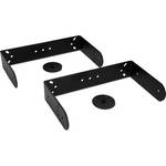 RCF AC TT08 H-BR Horizontal Wall Mount Brackets (Pair, Black)