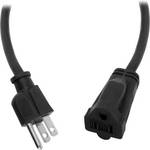 Watson AC Power Extension Cord (16 AWG, Black, 50')