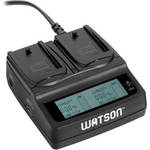 Watson Duo LCD Charger with Two NP-FW50 Battery Plates