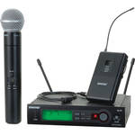 Shure SLX124/85/SM58 Wireless Combo Microphone System (J3: 572 to 596 MHz)