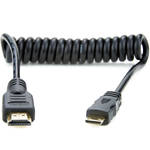 Câble HDMI coudé Atomos 4K60 - Câble coudé et enroulé, idéal pour rig