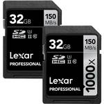 Professional SDHC / SDXC Memory Cards (2-Packs)