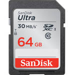 SANDISK 64GB Ultra UHS-I SDXC Memory Card (Class 10)