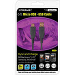 Xtreme Cables USB (A) to USB Micro (B) Cable - 6'