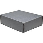 Lineco 8.5x11 Blue/Gray 3 Deep Archival Museum Storage Box with Removable  Lid and Drop Front