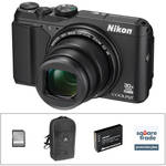 Nikon Nikon COOLPIX S9900 Digital Camera Deluxe Kit (Black) B&H