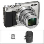 Nikon Nikon COOLPIX S9900 Digital Camera Basic Kit (Silver) B&H
