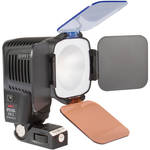 SWIT S-2041P Chip-Array LED On-Camera Light with Panasonic CGA-D54/D28 Battery Plate