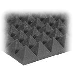 Auralex 2" Studiofoam Pyramids Acoustic Absorption Panels (Charcoal, 6 Pieces)