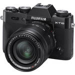 FUJIFILM X-T10 Mirrorless Digital Camera with 18-55mm Lens (Black)