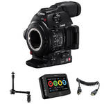 Canon EOS C100 Mark II Cinema EOS Camera and Atomos 0202C013 B&H