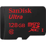 SanDisk 128GB microSDXC Memory Card Ultra Class 10 UHS-I with SD Adapter